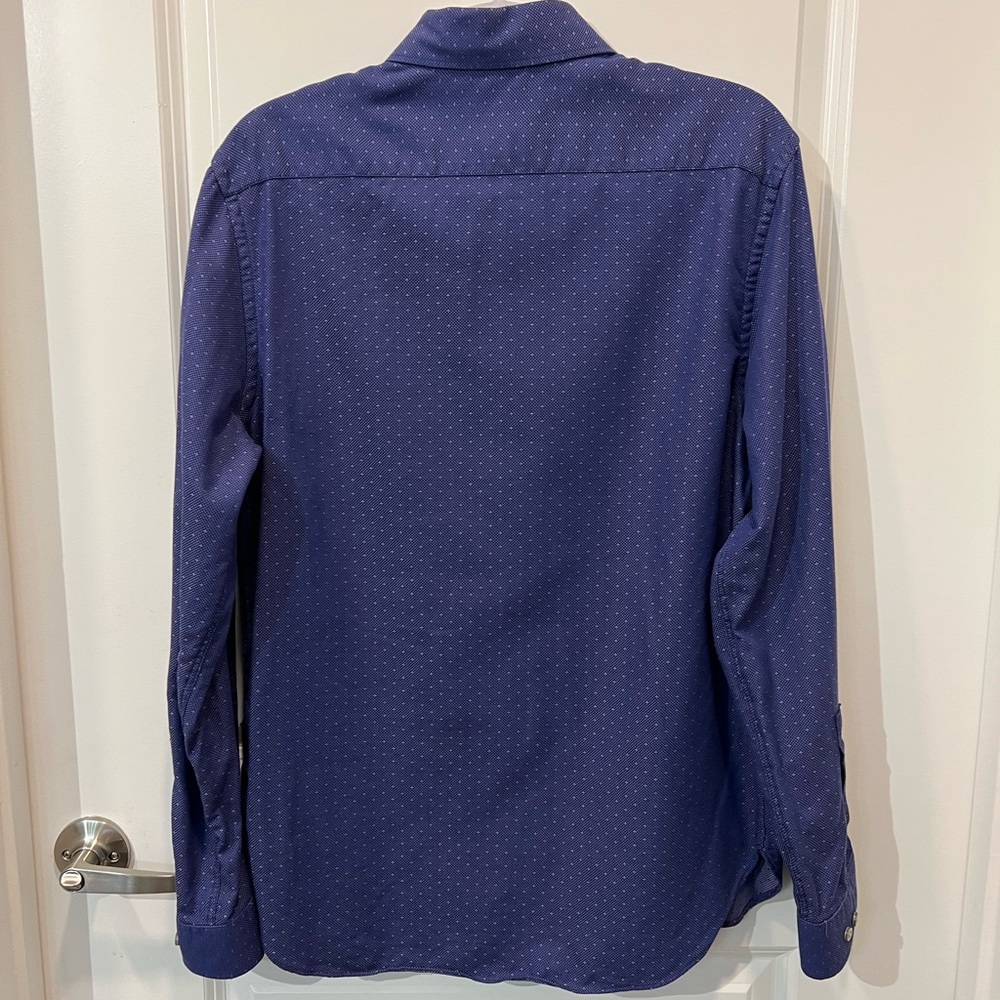 Michael Kors Slim Fit Dress Shirt, Size 16- 34/35 - Picture 4 of 9